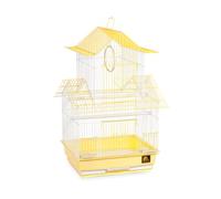 Prevue Hendryx SP1720-1 Shanghai Budgie Cage, Yellow and White