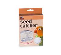 Prevue Pet Products 822W Mesh Bird Seed Catcher, White, Large/13"