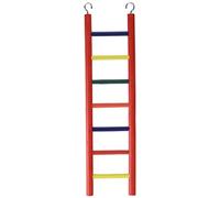 Prevue Pet Products BPV01136 Carpenter Creations Hardwood Bird Ladder with 7 Rungs, 15-Inch, Colors Vary