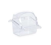 Prevue Pet Products BPV1219 1-Card Hooded Bird Cage Plastic Cup, Colors Vary
