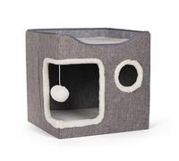 Prevue Pet Products Kitty's Getaway Cabana Cube Cat Bed