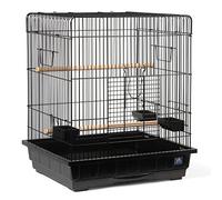 Prevue Pet Products Square Roof Parrot Cage, Black