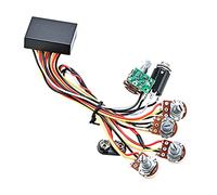 Prewired Bass Preamp Circuit Pickup Active Passive EQ For Active Bass Pickup Guitar Wiring Harness