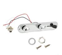 Prewired Control Plate,Standard for TELECASTER Control Plate Replacement Accessories For Fender for TELECASTER Style Guitar(Silver)