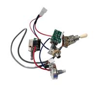 Prewired Guitar Harness 1 Set ST Electric Guitar Pickup 2V1T Wiring Harness Push Pull Converter Potentiometers