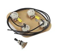 Prewired Guitar Harness 2T2V Prewired Wiring Harness Kit 500K 3 Way Converter For LP Electric Guitar
