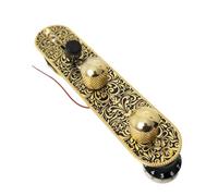 Prewired Guitar Harness 3 Way Wired Loaded Prewired Control Plate Harness Converter Knobs Electric Guitars(Gold)