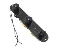 Prewired Guitar Harness 3 Way Wired Loaded Prewired Control Plate Harness Converter Knobs For TL Guitar Parts(Blakc)