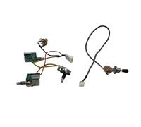 Prewired Guitar Harness 4C Humbucker Guitar Pickup With 2TV1T 3 Way Push Pull Converter Wiring Harness(Type3)