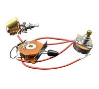Prewired Guitar Harness 5Pcs Electric Guitar Wiring Harness Kit A500K 3 Way Converter Wiring