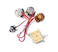 Prewired Guitar Harness Electric Guitar Circuit Wiring Kit Input Output 1 Volume Tone Pot 250K 1T1V