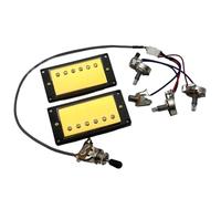 Prewired Guitar Harness Electric Guitar Humbucker Pickups Set With 2V1T/2V2T Wiring Harness(Type3)