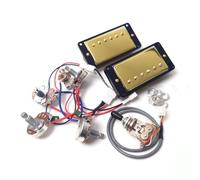 Prewired Guitar Harness Guitar Alnico Humbucking Pickup With 2V2T Wiring Harness(Type2)