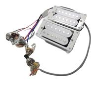 Prewired Guitar Harness Guitar Humbucker Pickup Converter Wiring Harness Easy To Play(Type4)