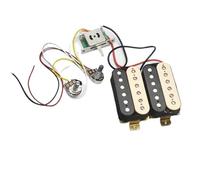 Prewired Guitar Harness Guitar Pickups With 3 Way Converter 500K Potentiometer 1T1V Wiring Harness