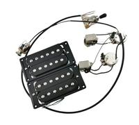 Prewired Guitar Harness Humbucker Electric Guitar Pickups Ainico5 4C With Push Pull Converter Wiring Harness