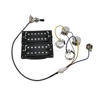 Prewired Guitar Harness LP Guitar Double Coil Pickup 4C Wire Harness Optional Accessories(Type2)