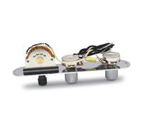 Prewired Guitar Harness TL Electric Guitar Prewired Control Plate Harness Blade Switch/500K Brass Shaft Pots
