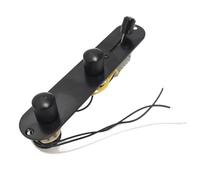 Prewired Guitar Harness Wired Loaded Prewired Control Plate Harness Converter Knobs TL Guitar(Blakc)