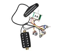 Prewired Guitar Wiring Harness With Double Hot Rails Humbucker Pickup Set 3 Way Push Pull Switches Prewired Guitar With Double Hot Humbucker Pickup Set