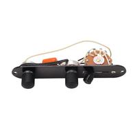 Prewired Loaded Guitar Control Plate, 3 Way Blade Switch Volume Tone Controls Knobs for TL Electric Guitar Parts