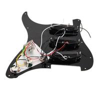 Prewired Loaded Pickguard for Fender Stratocaster Guitar SSS Pickup Set Replacement Guitar Parts Black