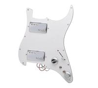 Prewired Pickguard Electric Guitar Pickguard pickup HH Brass Cover Two Humbucker Coil Spliting Pickguard LP Style Humbucker Loaded Prewired Scratchplate