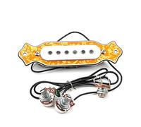 Prewired Single Coiled Electric Box Four String Guitar Pickup Harness With Volumes Tone Pots & Knobs Guitar Part