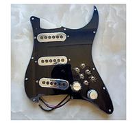 Prewired Vintage Tri-Sonic Alnico Pickups Single Cut Converter 1 Set Guitar Wiring Harness Pickguard Pickups (Color : 1 set black)