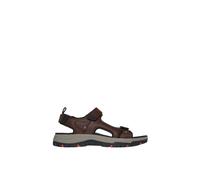 Skechers Men's Relaxed Fit: Prewitt - Rigdon Sandals in Brown/Black, Size 11 | Synthetic/Textile, Vegan