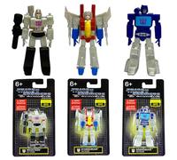 Prexio Transformers Limited Edition 6.5cm Collectible Mini Action Figure Toys - Megatron, Starscream, & Soundwave - Decepticons Set of 3