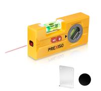 PREXISO 2-in-1 Laser Level with LED Light, Magnetic Torpedo Spirit Level