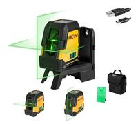 PREXISO 30 m Green Laser Level, Cross Line Laser Tool with Magnetic Holder