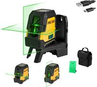 PREXISO 30 m Green Laser Level, Cross Line Laser Tool with Magnetic Holder
