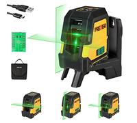 PREXISO 30 m Green Laser Level, Cross Line Laser Tool with Magnetic Holder
