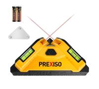 PREXISO Laser Level Floor Tiling, 10 M(30 FT) Level and Square Lasers, Angle Lasers with Spirit Levels, Battery Included