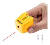 PREXISO Mini Laser Level, 10 m Laser Spirit Level, 25 g, for Tiles & DIY | 25 g Ultra-Compact, 10 m Laser Line, Dual Bubble Vials, Hands-Free Wall Mounting, Ideal for Tiles & Picture Hanging