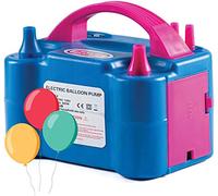 Prextex Premium Electric Balloon Pump - Double Nozzle Portable Balloon Inflating Machine, Helium-Free Balloon Blower for Parties & Events, Efficient & Easy-to-Use Electric Air Pump for Balloons - 120V