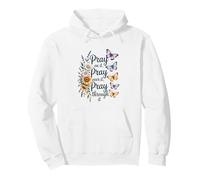 Prey On It Pray Over It Pray Through It Christian Pullover Hoodie