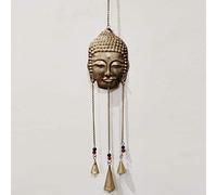 Prezents.com Hanging Bells Buddha Spiritual Home Decor Garden Windchime Ornament Suncatcher Alternative Outdoor H63cm