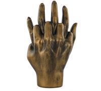 Prezents.com Lovers Hands Entwined Sculpture Bronze Effect Resin Anniversary Engagement Wedding Gift Decor H15cm