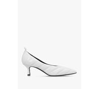 PREZIOSO Coda White Patent Leather Court Shoes Size: 36, Colour: White