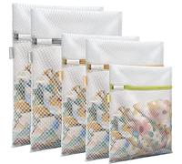 Prezon Mesh Laundry Bags, Washing Machine Wash Bags, Reusable and Durable Mesh Wash Bags for Delicates Blouse, Hosiery, Underwear, Bra, Lingerie Baby Clothes - 5 Set(2L+2M+S)