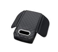 PRFGSGVBV Armrest Storage Box Universal Car Center Console Protector Mat Thicken Armrest Storage Box Cushion Memory Foam Arm Rest With Tissue Pocket Centre Console Pad(Black)
