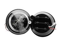 PRFGSGVBV Car Headlight Assembly 2pcs For Hummer H2 2003-2009 Car Headlamp Headlight Led Fog Light Front Passing Lamp With White DRL Halo Ring Eyes