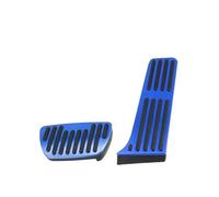PRFGSGVBV Clutch Pedal Pad For RAV4 For Avalon For Camry 2019-2020 For Highlander 2020-2021 Accelerator Brake 2pcs Aluminum Car Pedal Gas Brake Pedals Cover Anti Slip Car Pedal Covers(Blue)