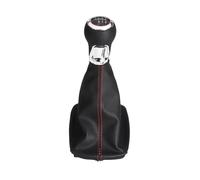 PRFGSGVBV Gear Knob 1PCS 6 Speed Handle Shifter Car Gear Shift Knob with Boot Cover for A3 S3 8p A4 S4 B8 8K A5 8T Q5 8R for S-Line Gear Lever Handle