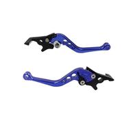 PRFGSGVBV Hand Levers 2 Pcs Universal Brake Lever Handle AluminumAlloy Motorcycle Brake Handle Adjustable Size Moto Motorbike Modification Clutch Drum Brake Clutch Levers(2)