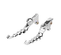 PRFGSGVBV Hand Levers for V-Star Drag Star 1996-2016 for XVS 400/650 for XVS 1100 1999-2009 Motorcycle Black Chrome Skull Brake Clutch Lever 1Pair Brake Clutch Levers(2)