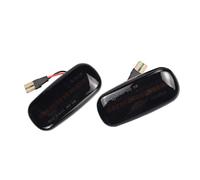 PRFGSGVBV Turn Signal Light For A3 S3 8P For A4 B6 RS4 4F For A6 C6 S6 2004-2011 2pcs LED Flashing Turn Signal Side Marker Lamp Car Tuning Light Mirror Indicator Light(Dynamic Smoked Black)